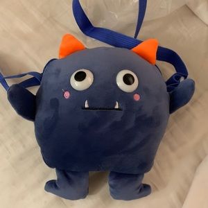 Monster blue purse